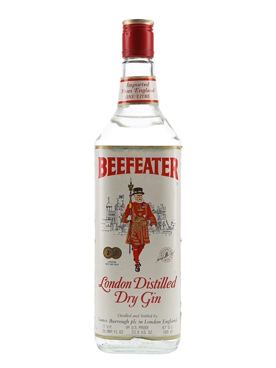 Beefeater London Distilled Dry Gin Bottled 1970s 100cl / 47%
