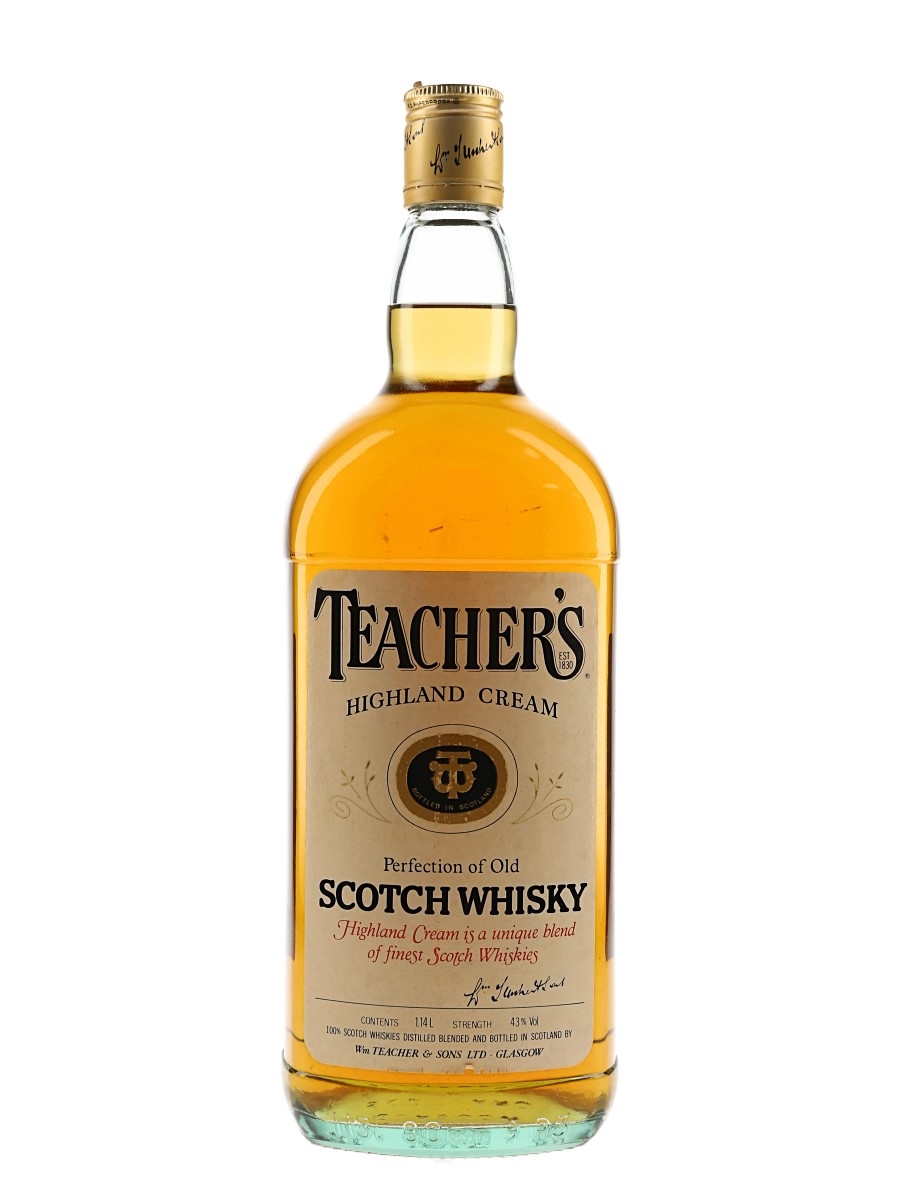 Teacher's Highland Cream Bottled 1980s 114cl / 43%