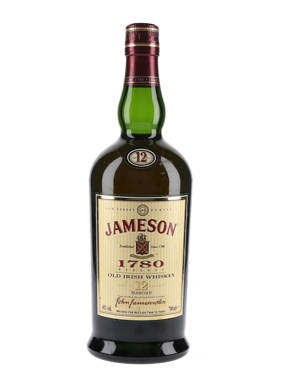Jameson 1780 Old Irish Whiskey 12 Year Old 70cl / 40%