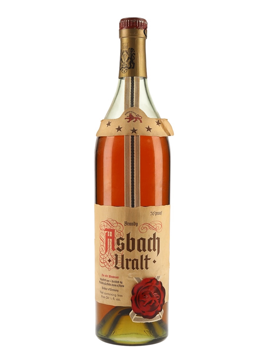 Asbach Uralt Brandy Bottled 1970s 70cl / 40%