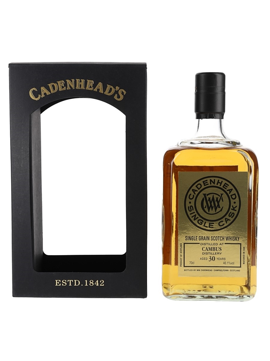 Cambus 1988 30 Year Old Single Cask Bottled 2019 - Cadenhead's 70cl / 46.1%