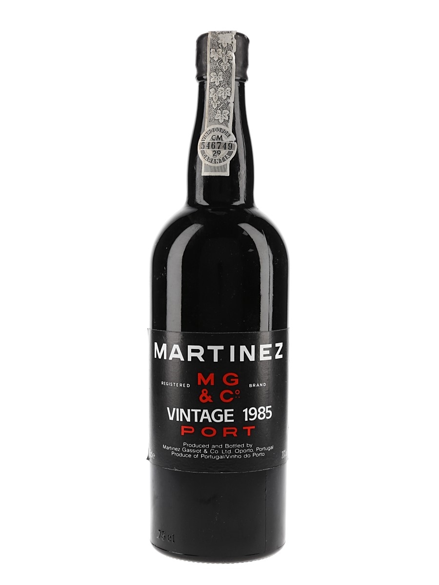 Martinez 1985 Vintage Port  75cl / 20%