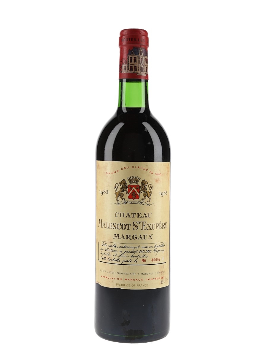 Chateau Malescot St Exupery 1983 Margaux 75cl