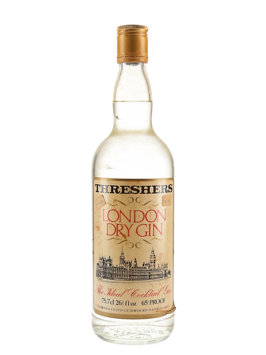 Threshers London Dry Gin Bottled 1970s 75.7cl / 37%