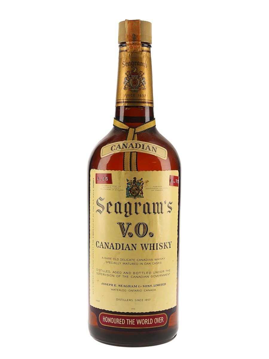 Seagram's VO 1969 - Lot 120564 - Buy/Sell World Whiskies Online