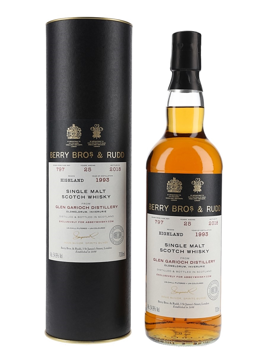 Glen Garioch 1993 Berry Bros Bottled 2018 - Abbeywhisky.com 70cl / 54.9%