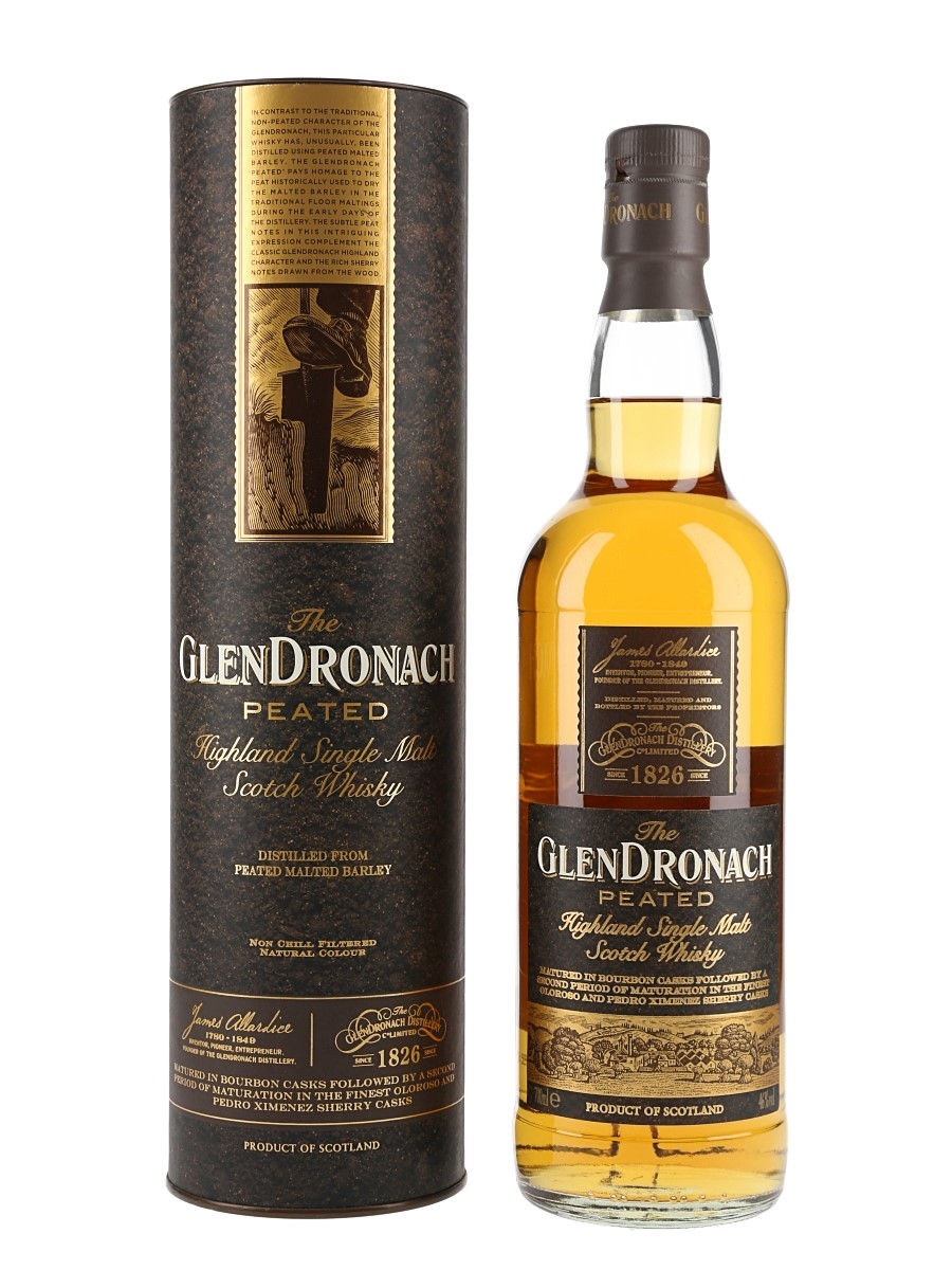 Glendronach Peated Bourbon, Oloroso & Pedro Ximenez Sherry Casks 70cl / 46%