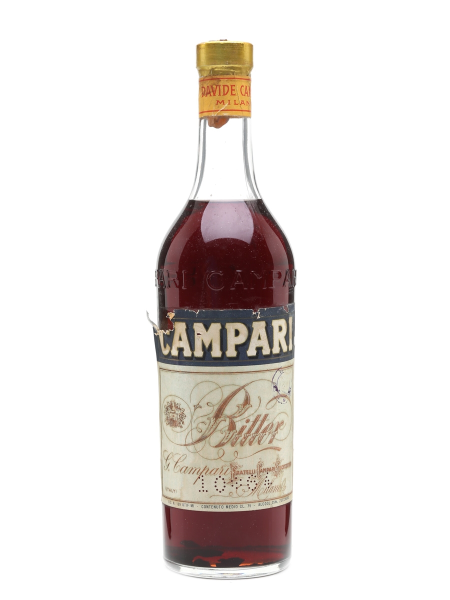 Campari Bitter Bottled 1950s 75cl / 25%