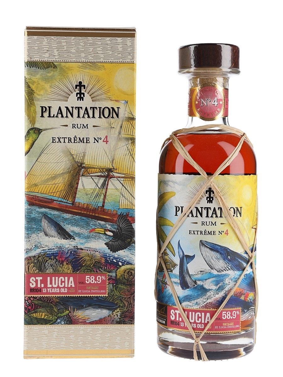 Plantation 2007 13 Year Old RR104 St. Lucia Rum Bottled 2020 - Extreme No.4 70cl / 58.9%
