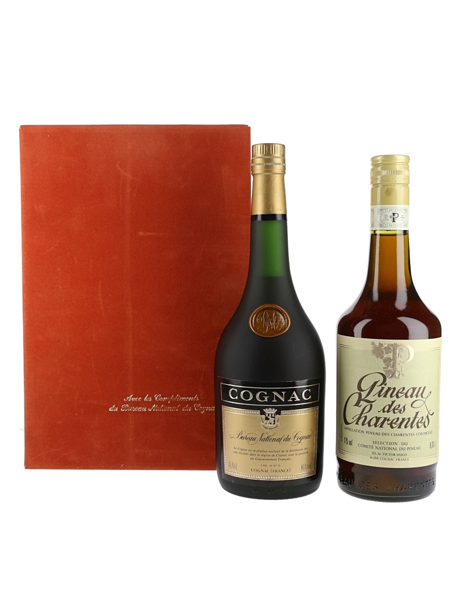 Bureau National De Cognac Set Cognac & Pineau Des Charentes 70cl