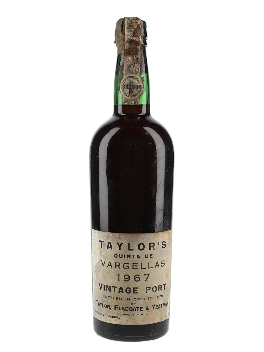 Taylors 1967 Quinta De Vargellas Bottled 1970 - Taylor, Fladgate & Yeatman 75cl / 20%