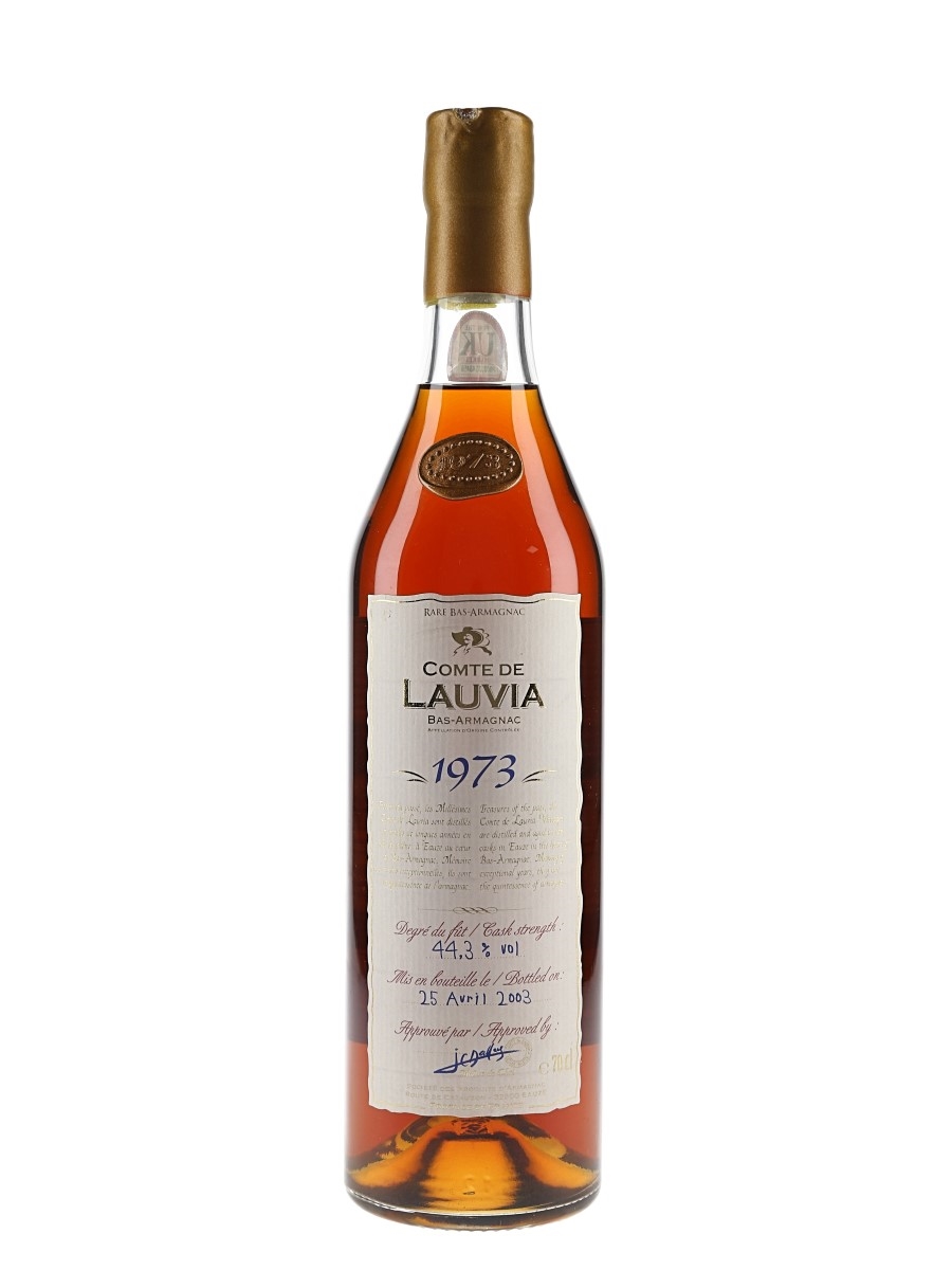 Comte De Lauvia 1973 Bas Armagnac Bottled 2003 70cl / 44.3%