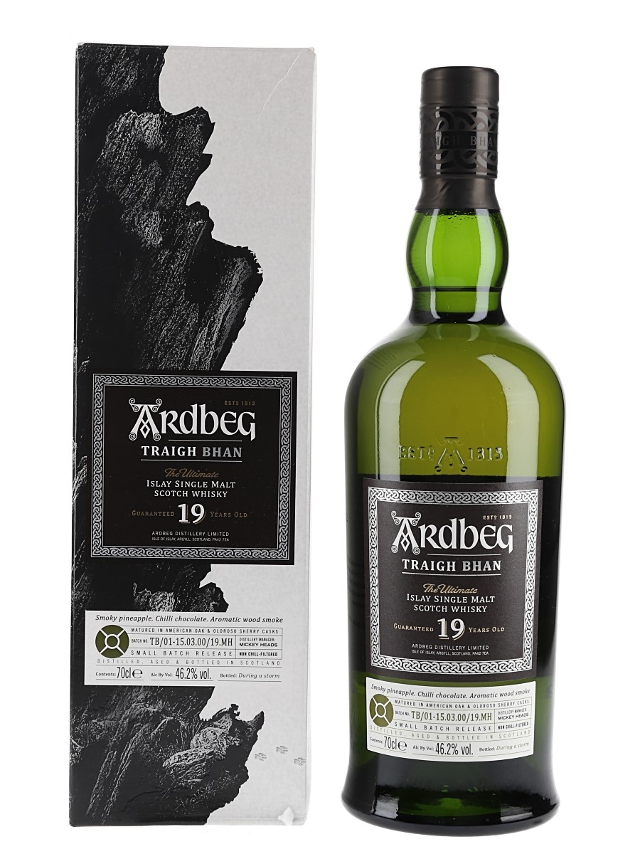 Ardbeg 19 Year Old Traigh Bhan Bottled 2019 - Small Batch Release 70cl / 46.2%