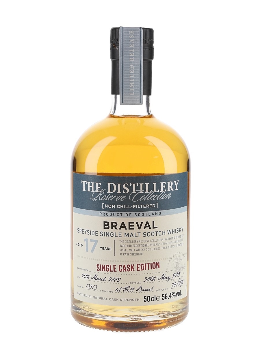 Braeval 2002 17 Year Old The Distillery Reserve Collection Bottled 2019 - Chivas Brothers 50cl / 59.4%