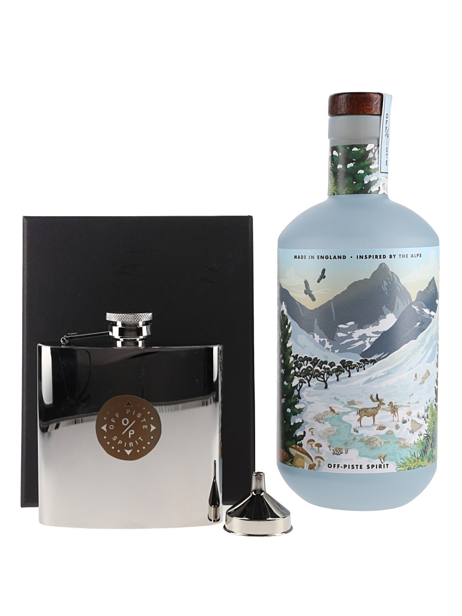 Off Piste Small Batch Gin with Hip Flask  70cl / 40%