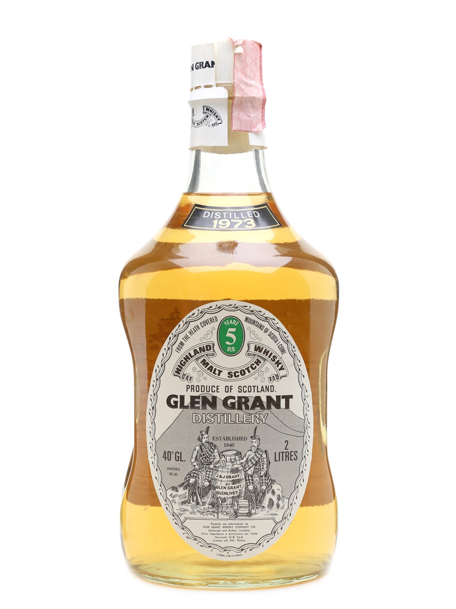 Glen Grant 1973 - 2 Litre 5 Year Old - Giovinetti 200cl / 40%