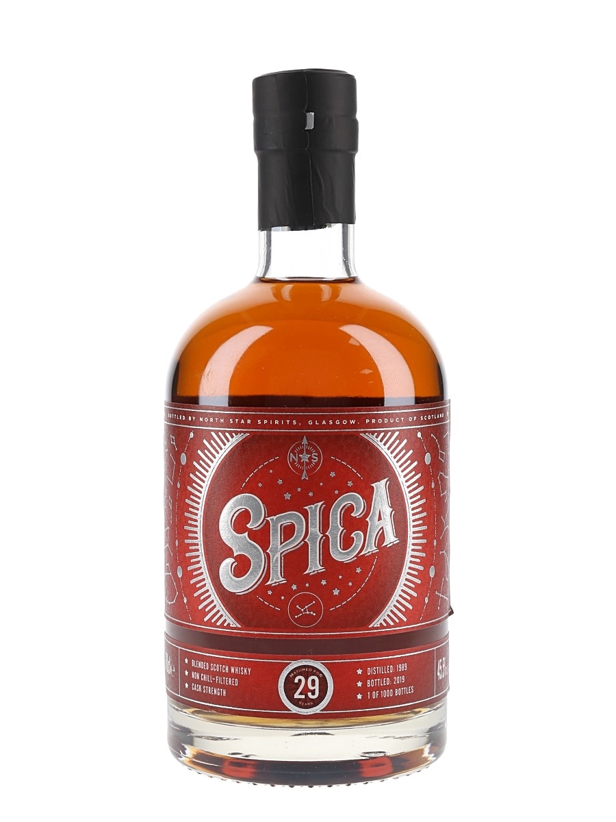 Spica 1989 29 Year Old Cask Strength Bottled 2019 - North Star 70cl / 45.5%