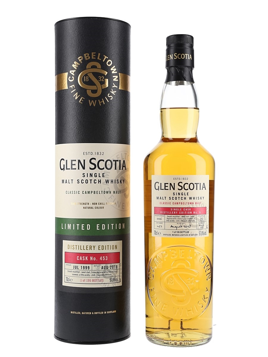 Glen Scotia 1999 19 Year Old Bottled 2018 - Distillery Edition No.006 70cl / 57.9%