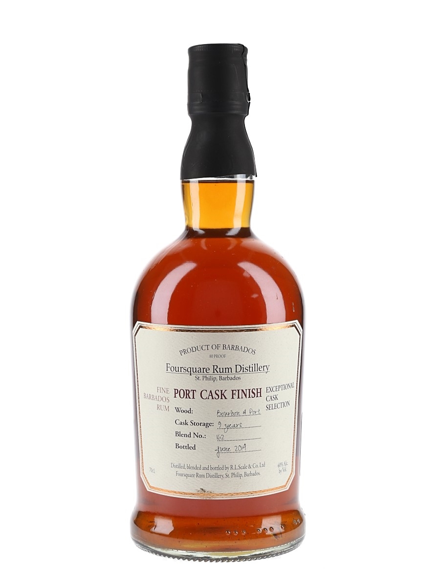 Foursquare 9 Year Old Port Cask Finish Bottled 2014 - Exceptional Cask Selection 70cl / 40%