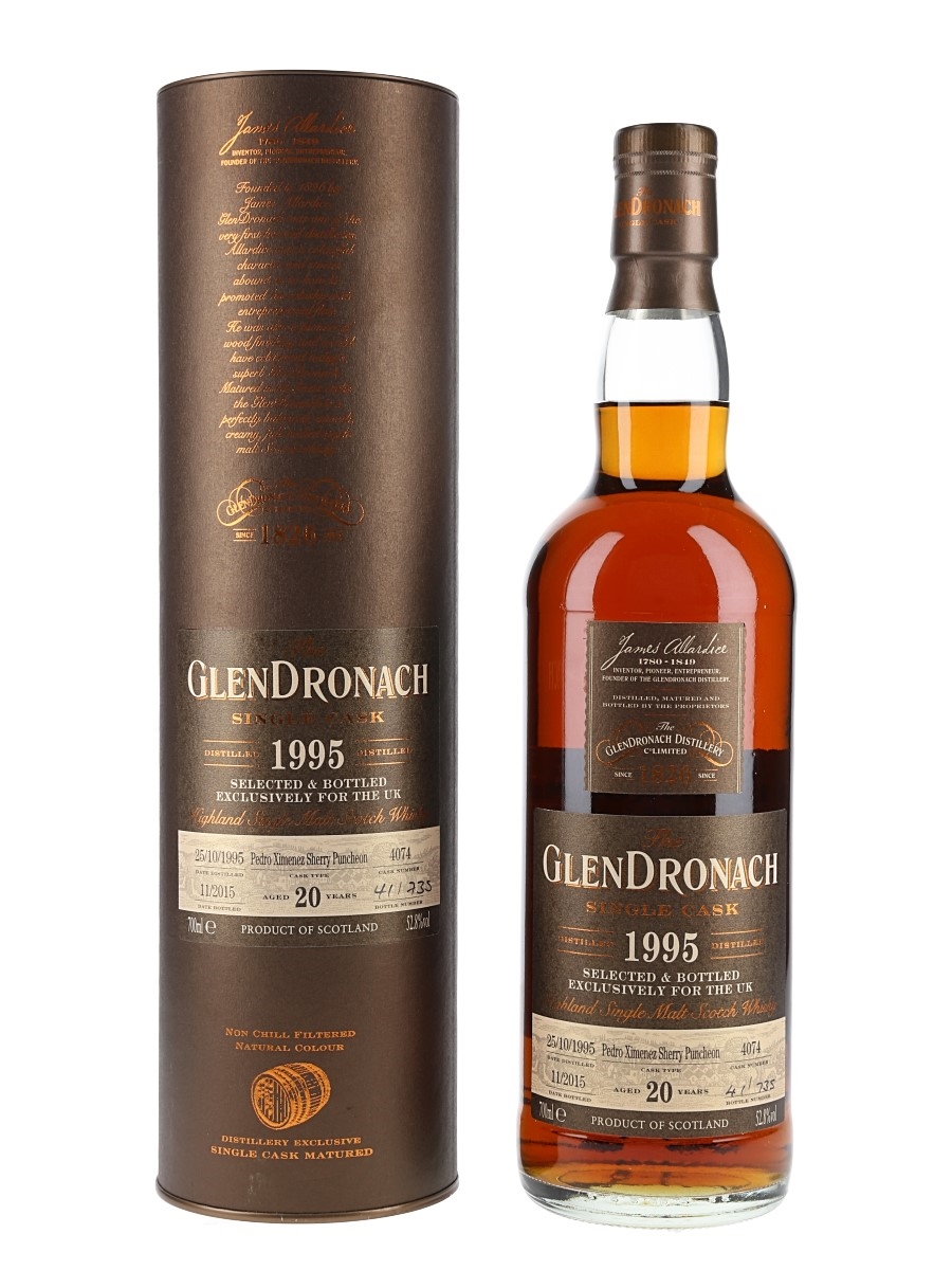 Glendronach 1995 20 Year Old Bottled 2015 70cl / 52.8%