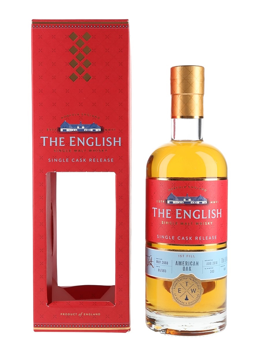 The English Whisky 2008 Bottled 2018 - Single Cask Release 70cl / 58.1%