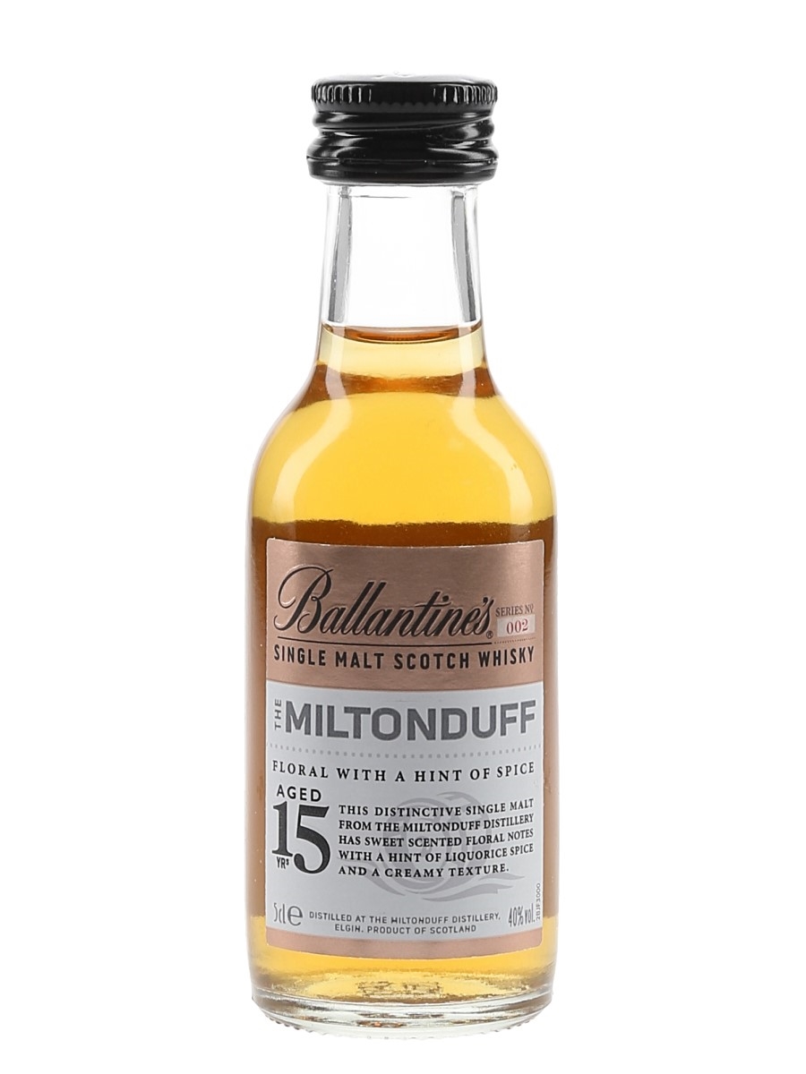 Miltonduff 15 Year Old Ballantine's Series No.002 5cl / 40%