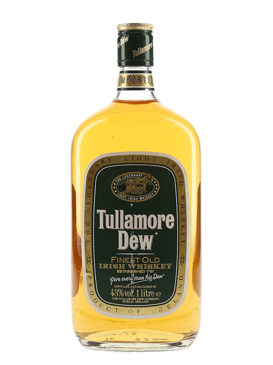 Tullamore Dew Legendary Light Bottled 1980s 100cl / 43%