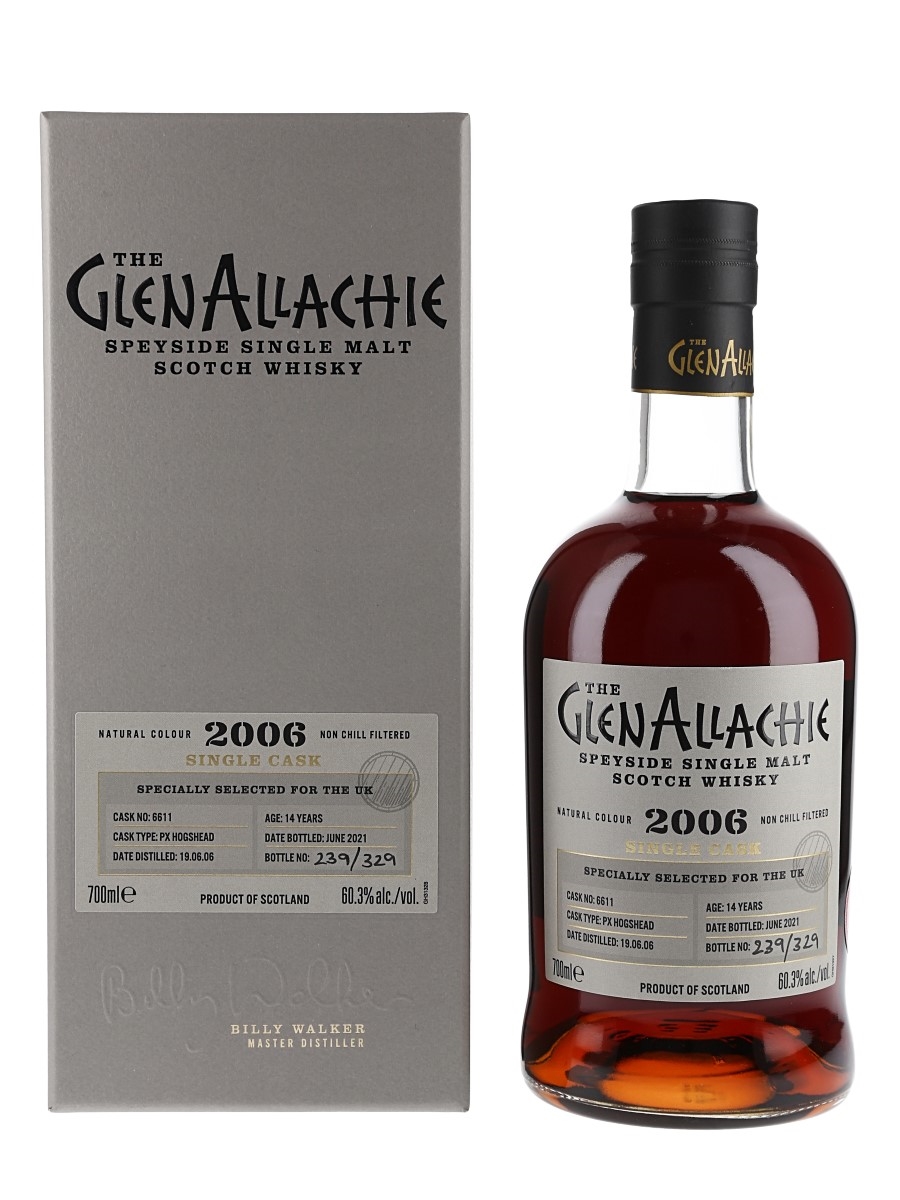 Glenallachie 2006 14 Year Old Bottled 2021 - Single Cask 70cl / 60.3%