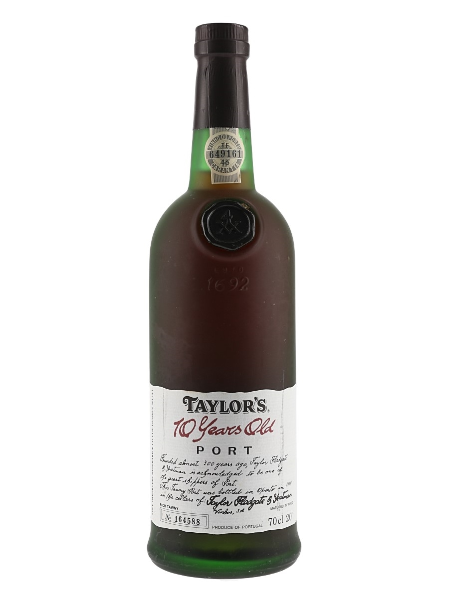 Taylor's 10 Year Old Tawny Port Bottled 1990 70cl / 20%