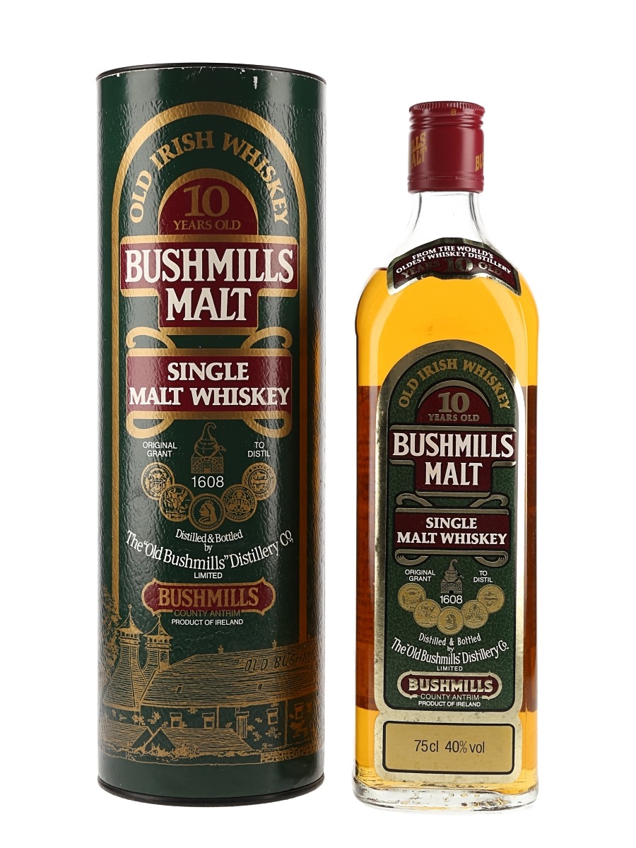 Bushmills 10 Year Old Bottled 1980s 75cl / 40%