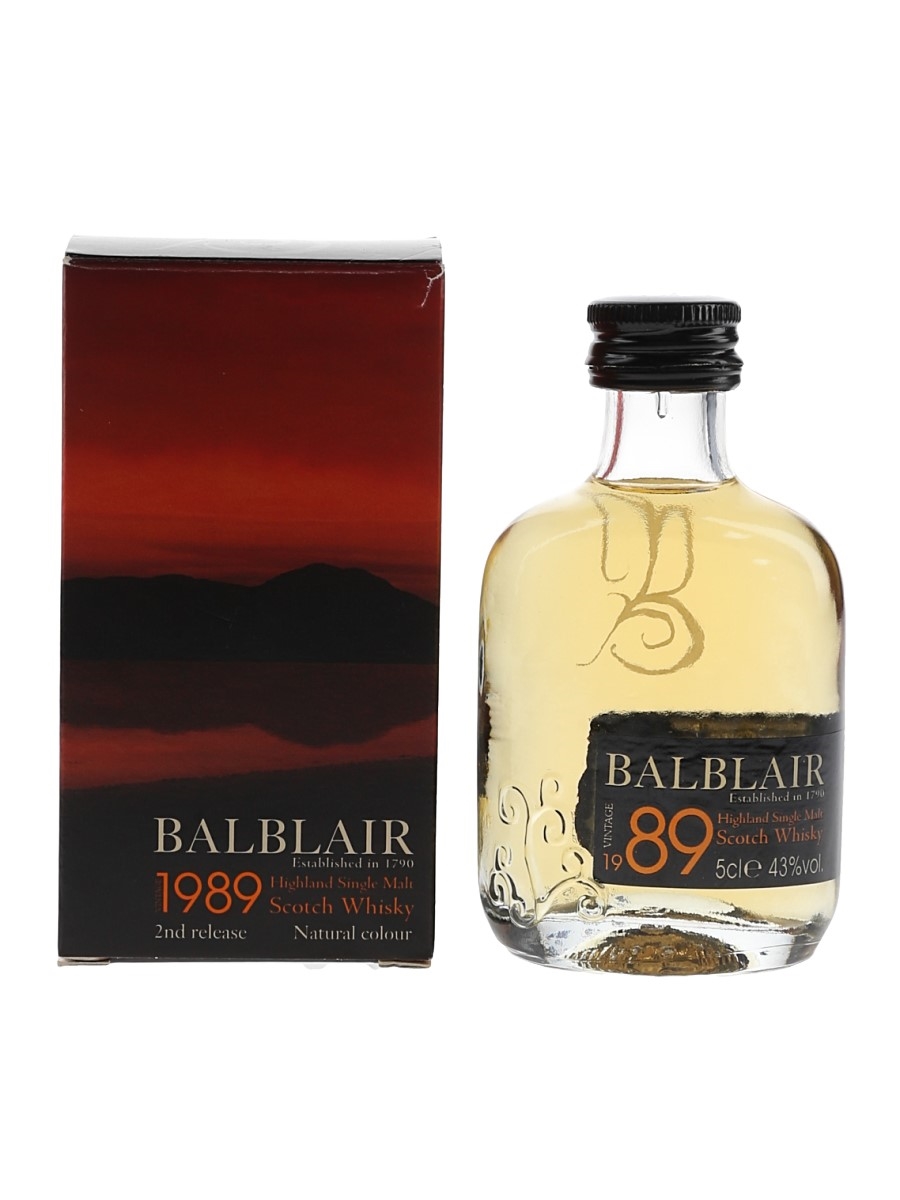 Balblair 1989 Bottled 2011 - 2nd Release 5cl / 43%