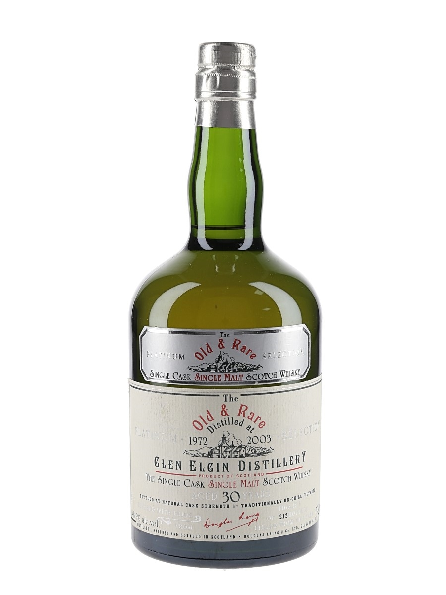 Glen Elgin 1972 30 Year Old Old and Rare Platinium Selection 70cl / 48.9%