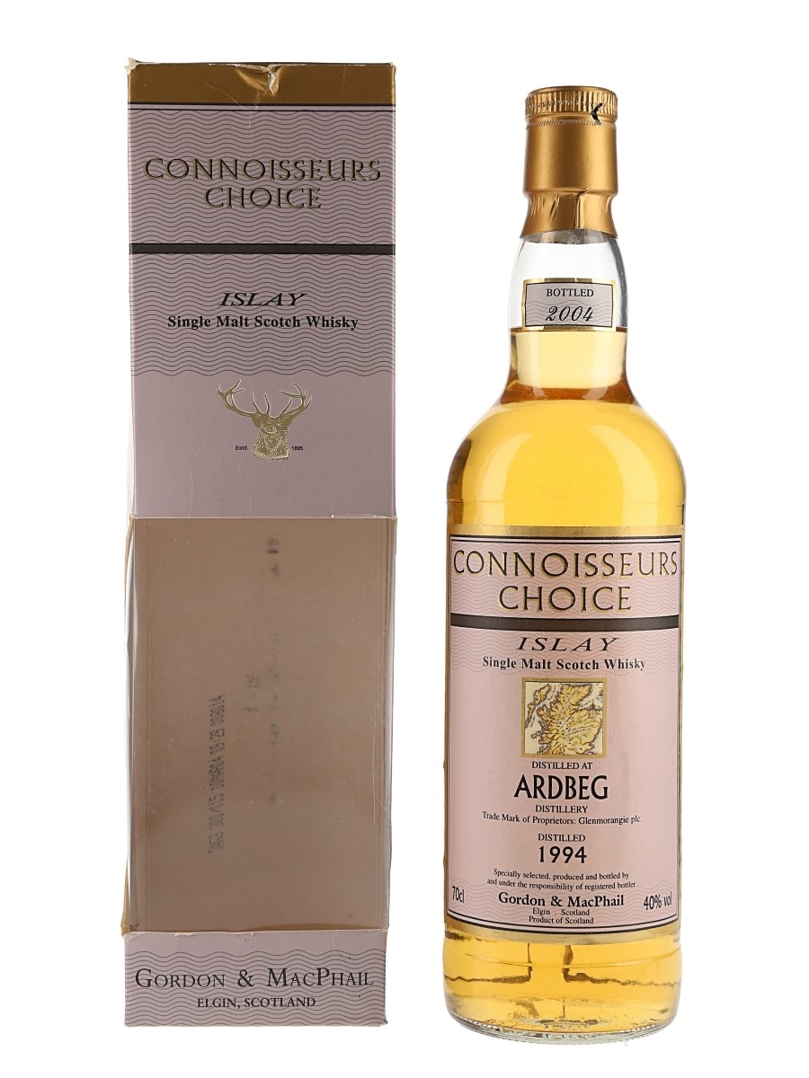 Ardbeg 1994 Connoisseurs Choice Bottled 2004 - Gordon & MacPhail 70cl / 40%