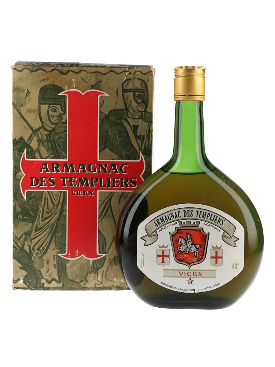 Armagnac Des Templiers Vieux Bottled 1970s 70cl / 40%