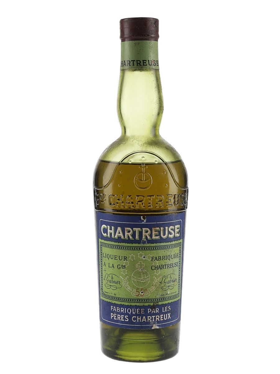 Chartreuse Green Bottled 1956-1964 35cl / 55%