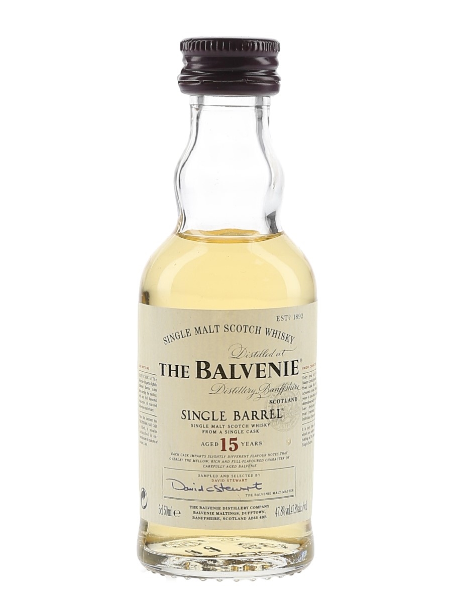 Balvenie 15 Year Old Single Barrel  5cl / 47.8%