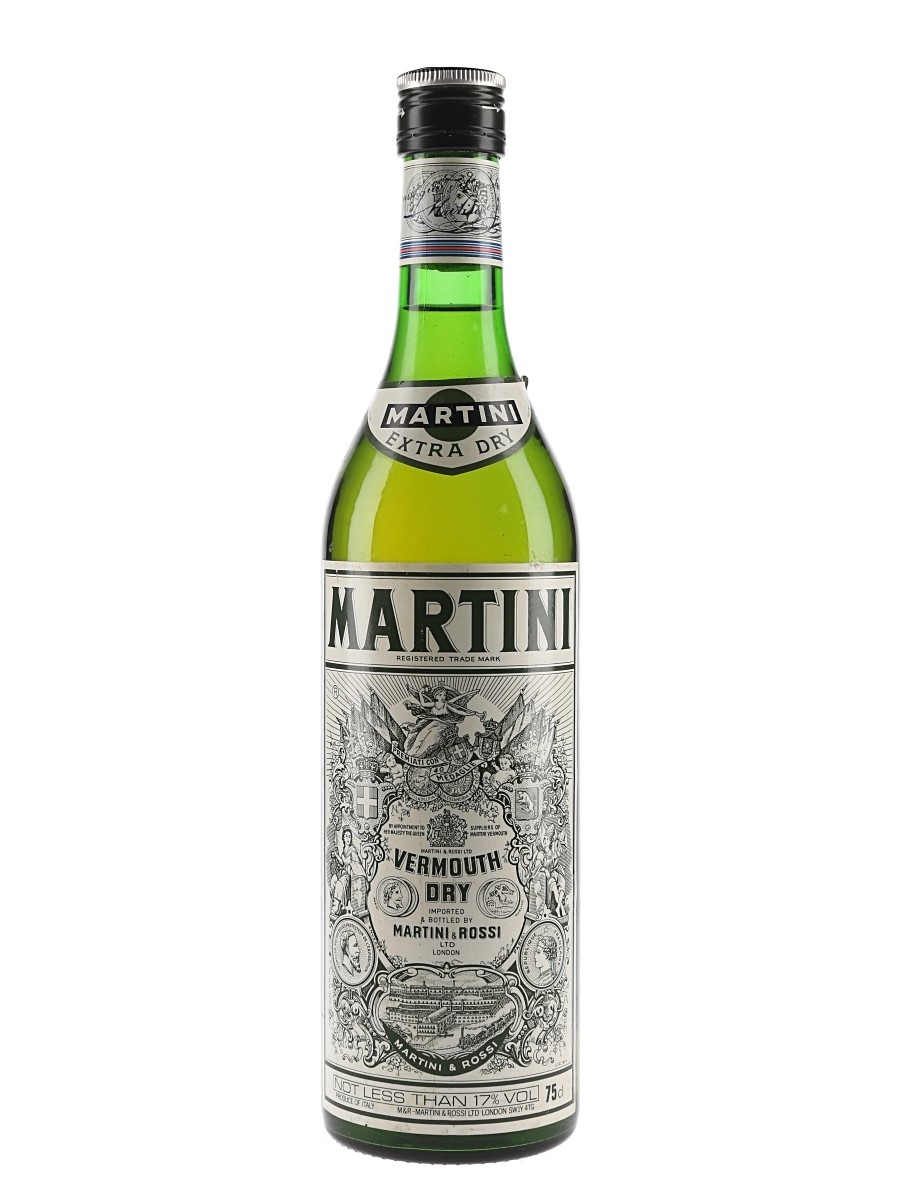 Martini Extra Dry Bottled 1980s 75cl  / 17%