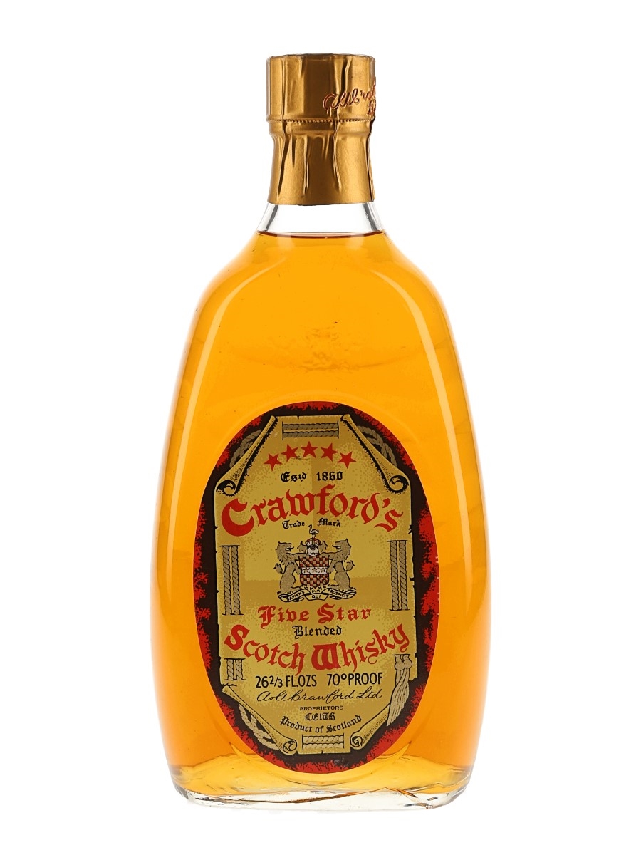 Crawford's Five Star Bottled 1960s-1970s 75.7cl / 40%
