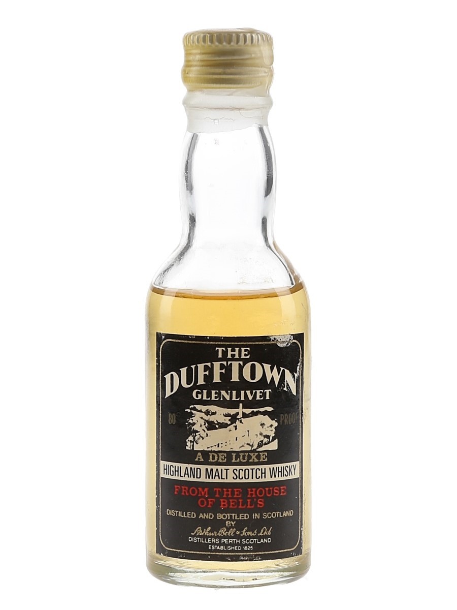 Dufftown Glenlivet Bottled 1970s 5cl / 46%