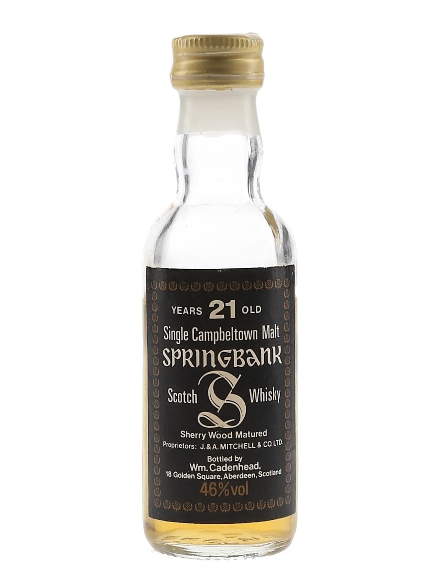 Springbank 21years old Label 空瓶 Springbank 21 Year Old - Lot 122513 - Buy/Sell Campbeltown Whisky