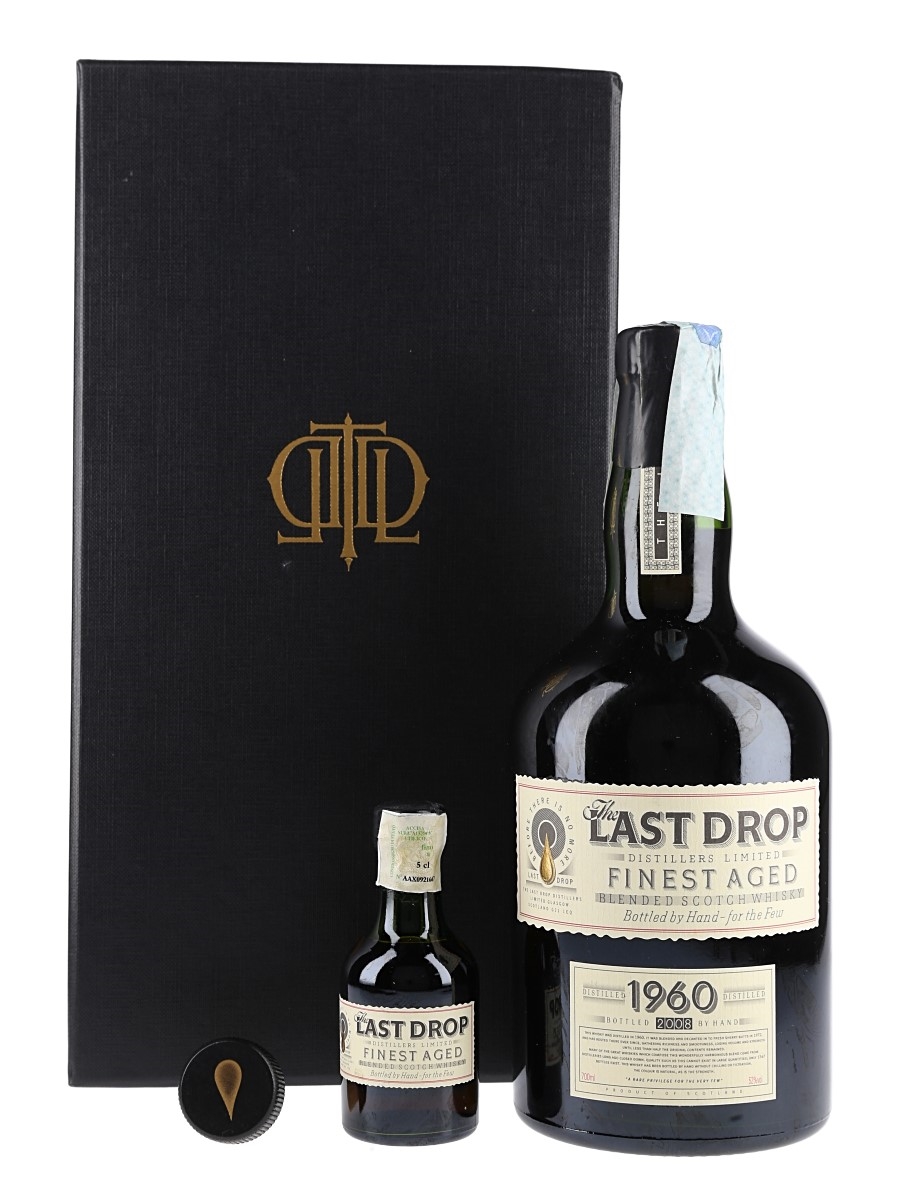 The Last Drop 1960 Bottled 2008 70cl & 5cl / 52%