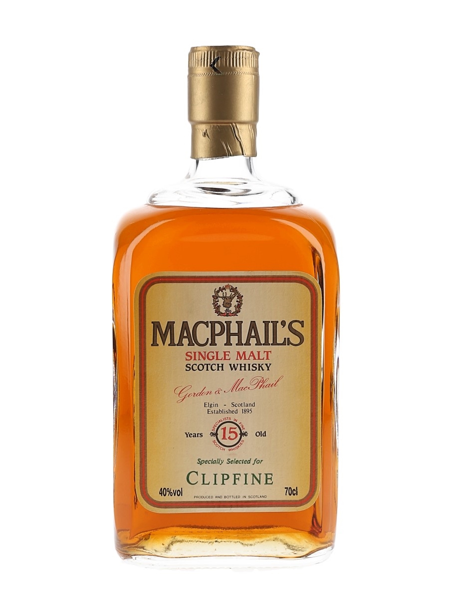MacPhail's 15 Year Old Bottled 1990s - Gordon & MacPhail 70cl / 40%