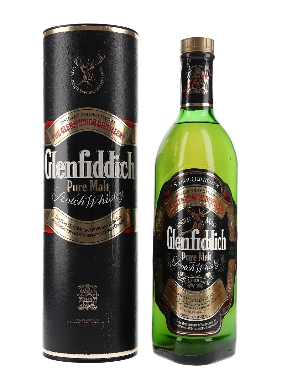 Glenfiddich Special Old Reserve Pure Malt Bottled 1970s - 1980s 75cl / 43%