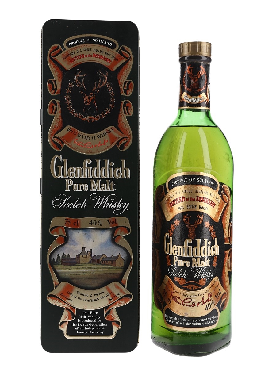 Glenfiddich Pure Malt Bottled 1980s 75cl / 40%