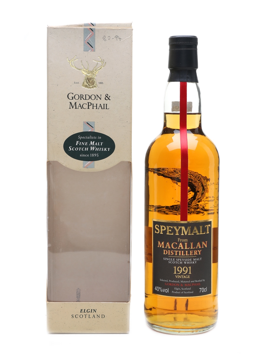 Macallan 1991 Speymalt Bottled 2000 - Gordon & MacPhail 70cl / 40%
