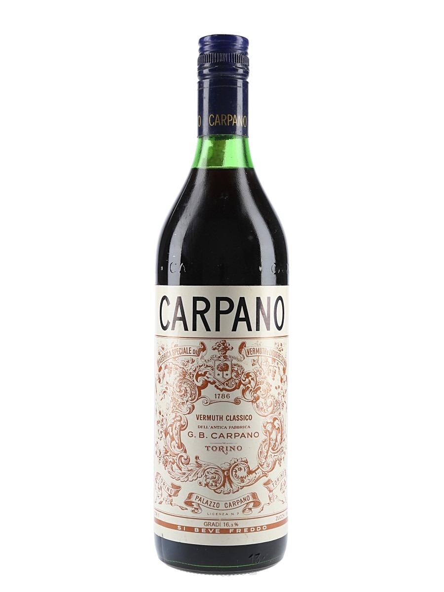 Carpano Vermuth Bottled 1970s 100cl / 16.3%