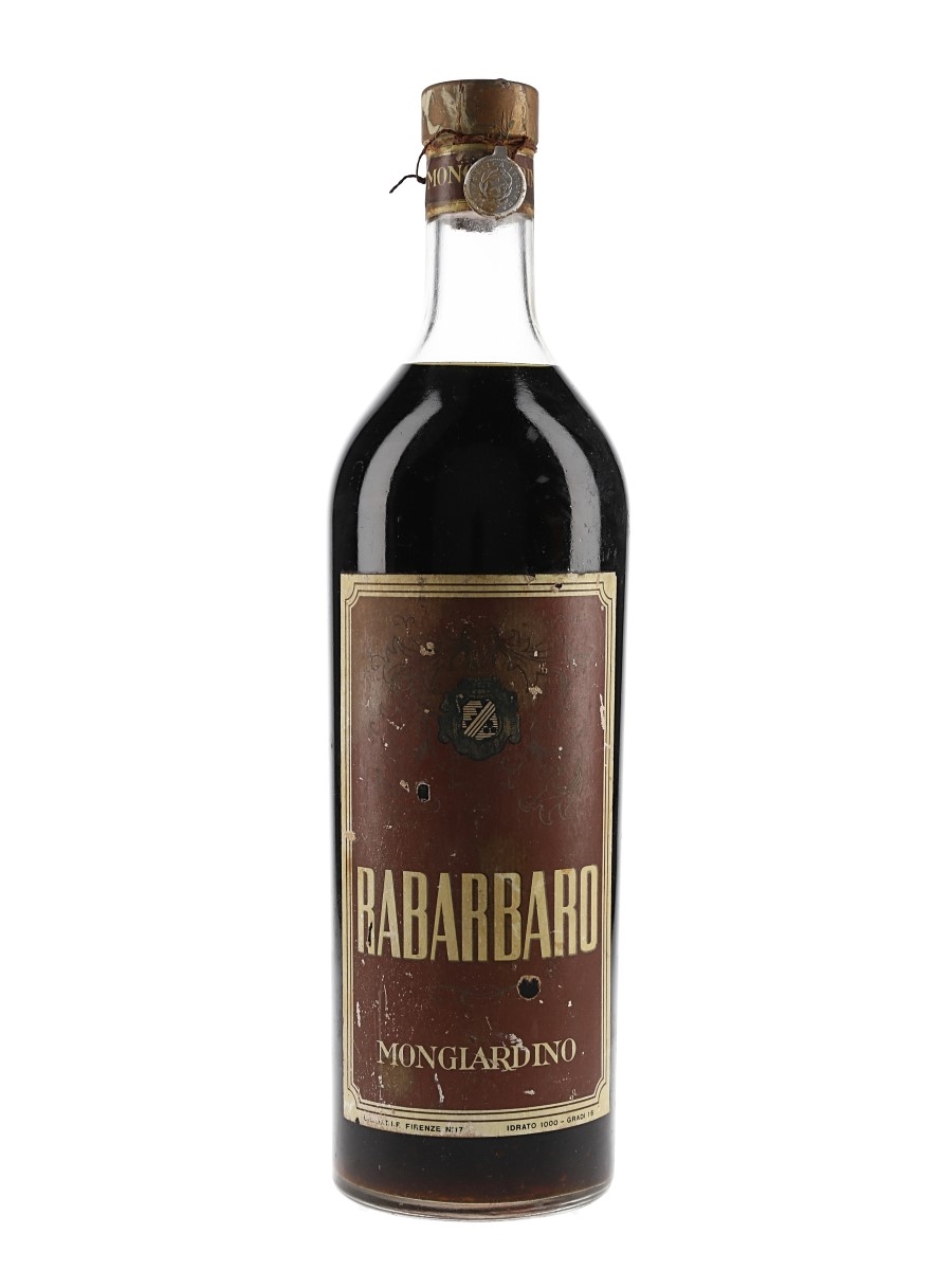 Mongiardino Rabarbaro Bottled 1950s 100cl / 16%