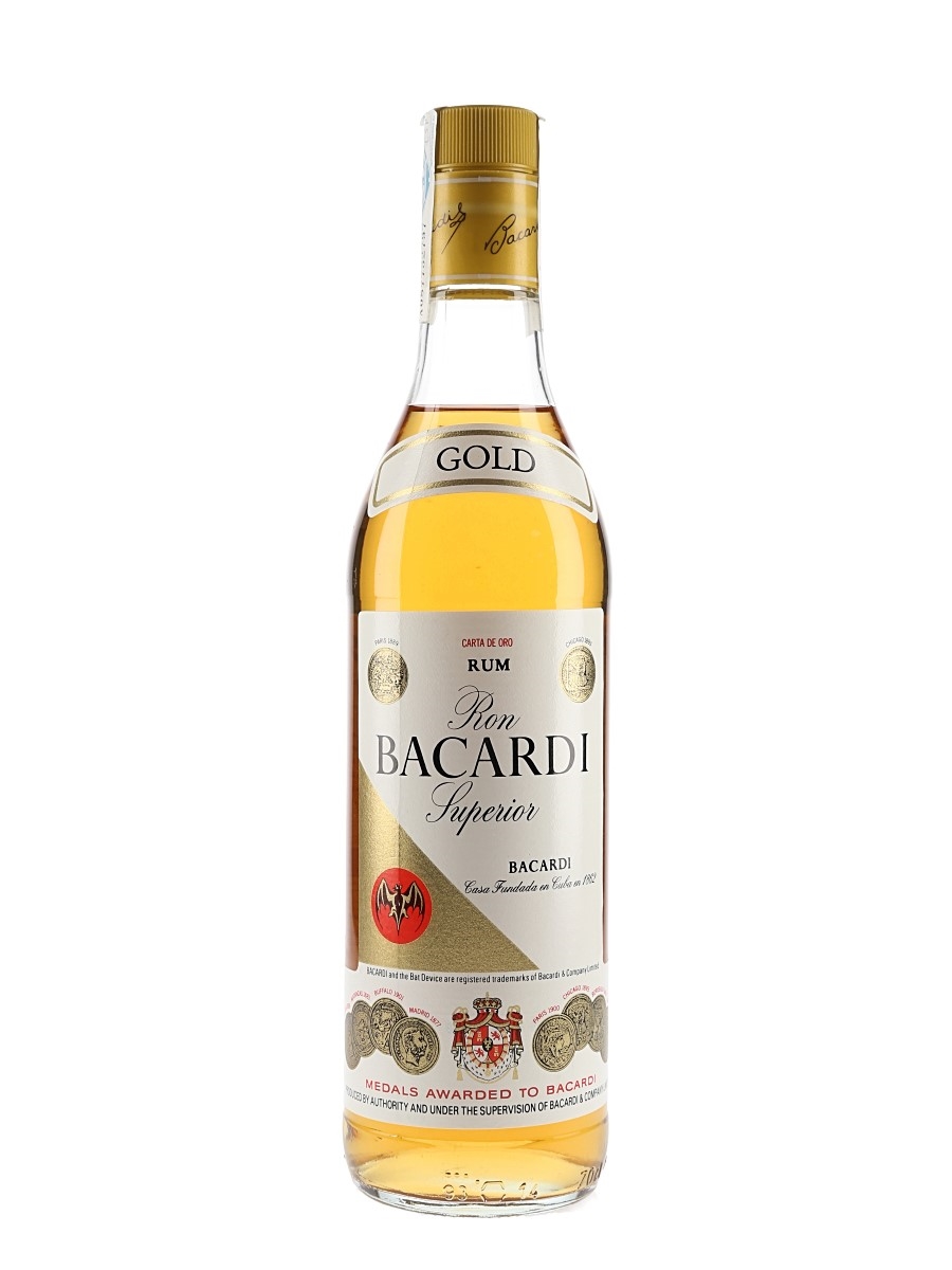 Bacardi Gold Bottled 1990s 70cl / 37.5%