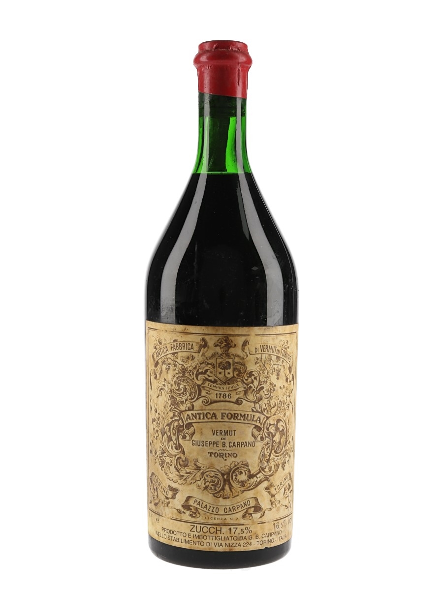 Carpano Antica Formula Vermouth Bottled 1970s 100cl / 16.5%