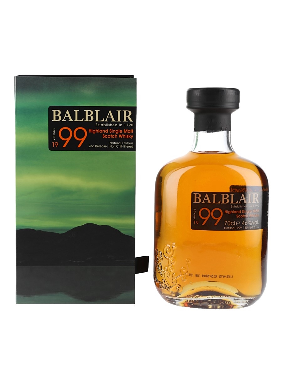 Balblair 1999 Bottled 2015 - 2nd Release 70cl / 46%